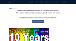 Desktop Screenshot of muskokapride.com